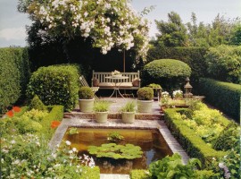 成都私家花园令人心旷神怡的对称设计